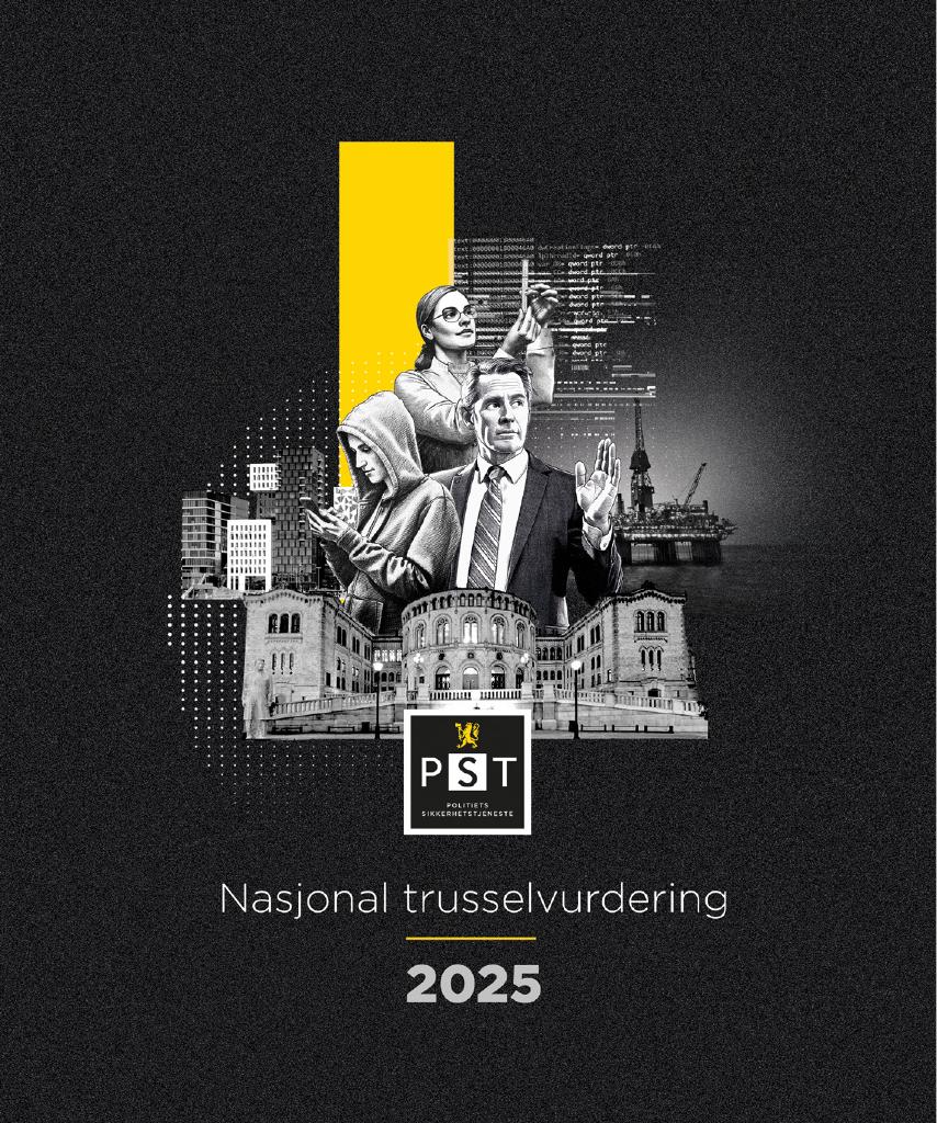 Forsiden av dokumentet Nasjonal trusselvurdering (NTV) 2025