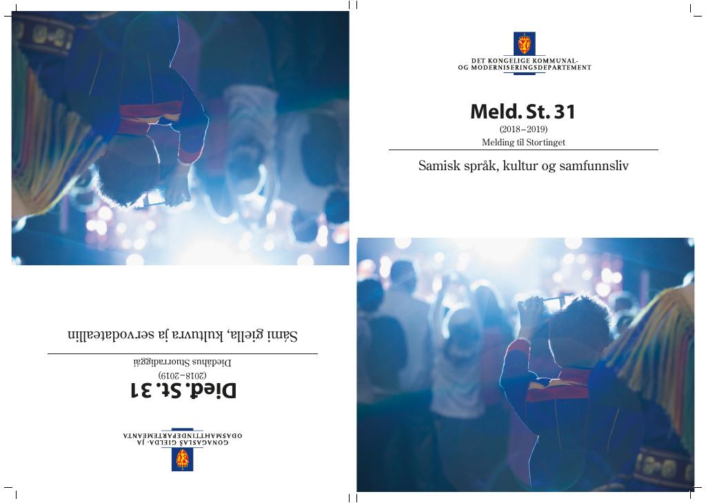 Forsiden av dokumentet Meld. St. 31 (2018–2019)