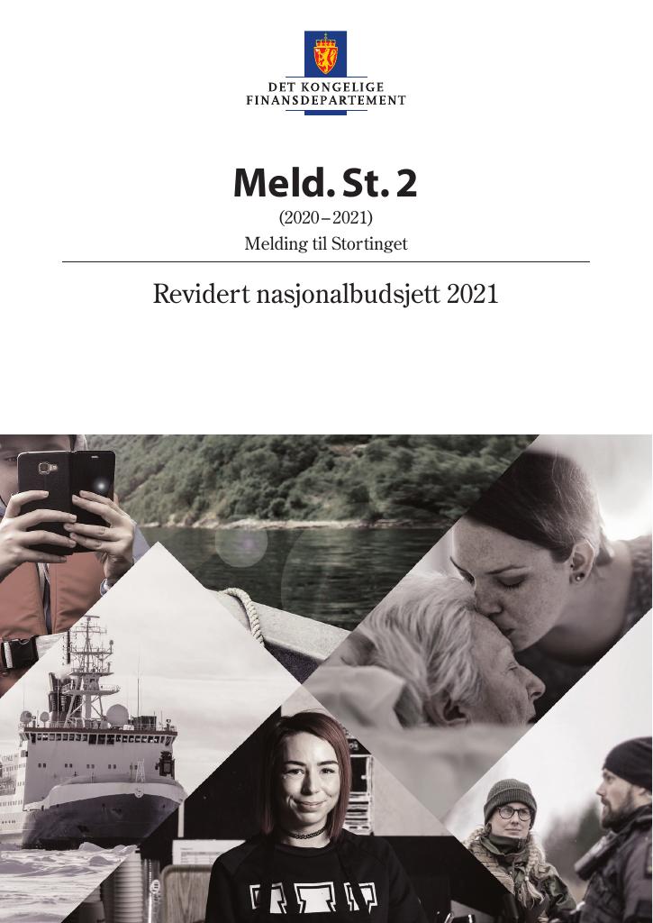 Forsiden av dokumentet Meld. St. 2 (2020–2021)
