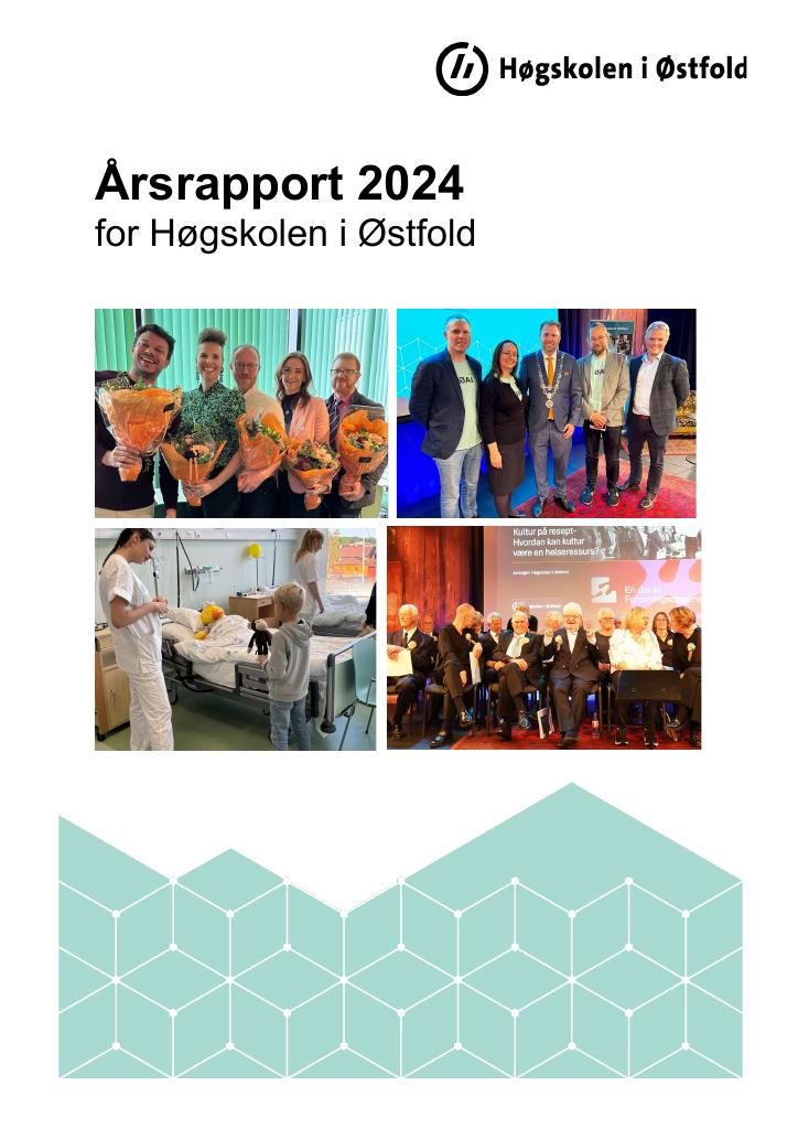 Forsiden av dokumentet Årsrapport Høgskolen i Østfold 2024