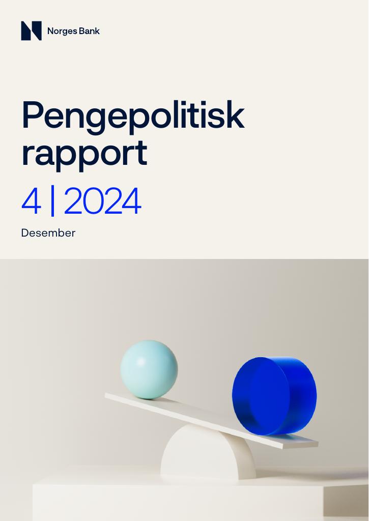 Forsiden av dokumentet Pengepolitisk rapport 4 | 2024