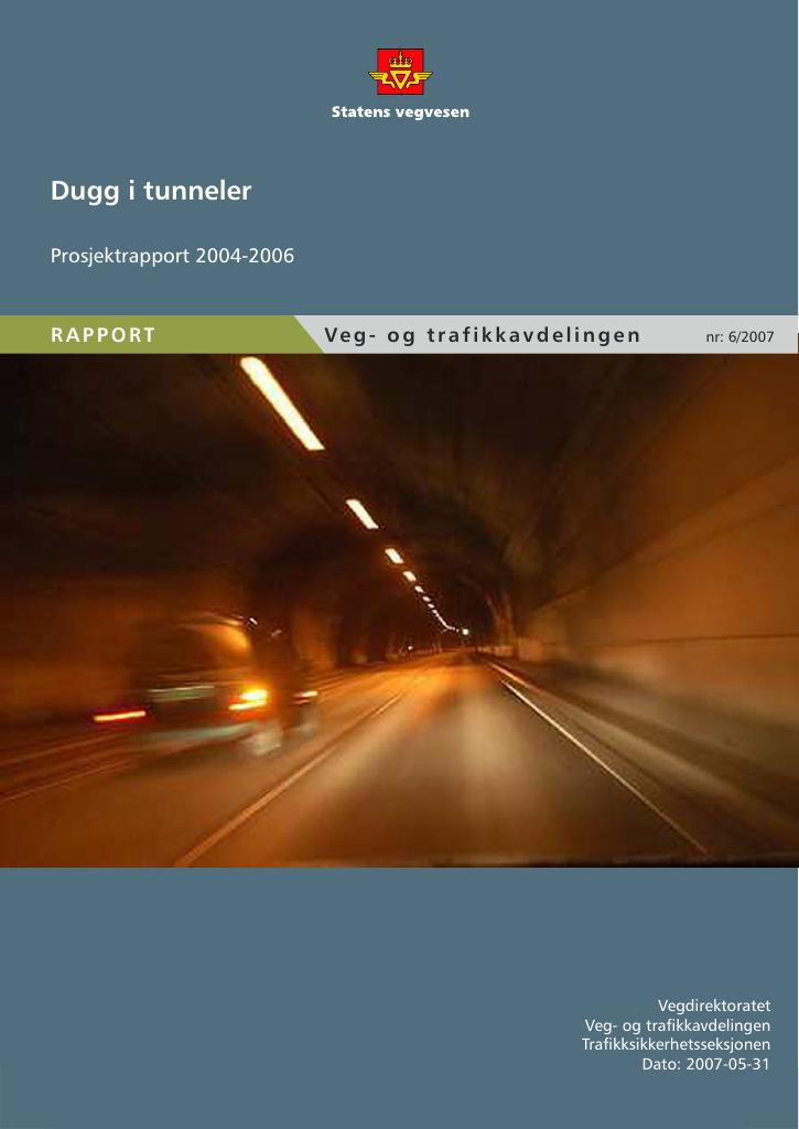Forsiden av dokumentet Dugg i tunneler