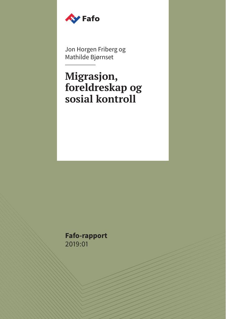 Migrasjon, Foreldreskap Og Sosial Kontroll - Kudos