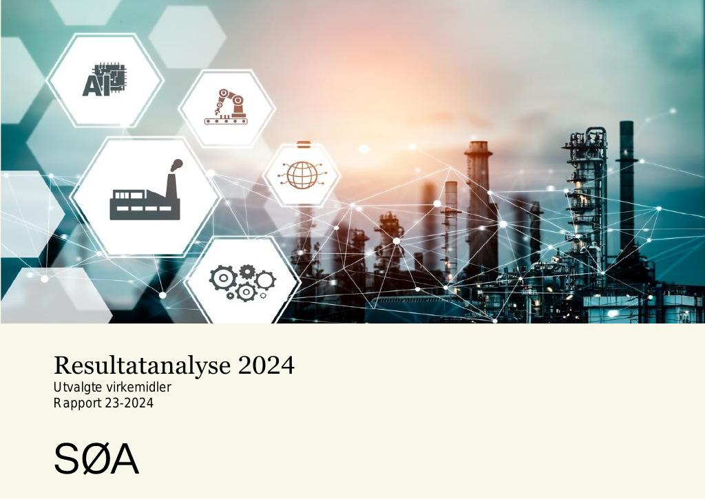 Forsiden av dokumentet Resultatanalyse 2024