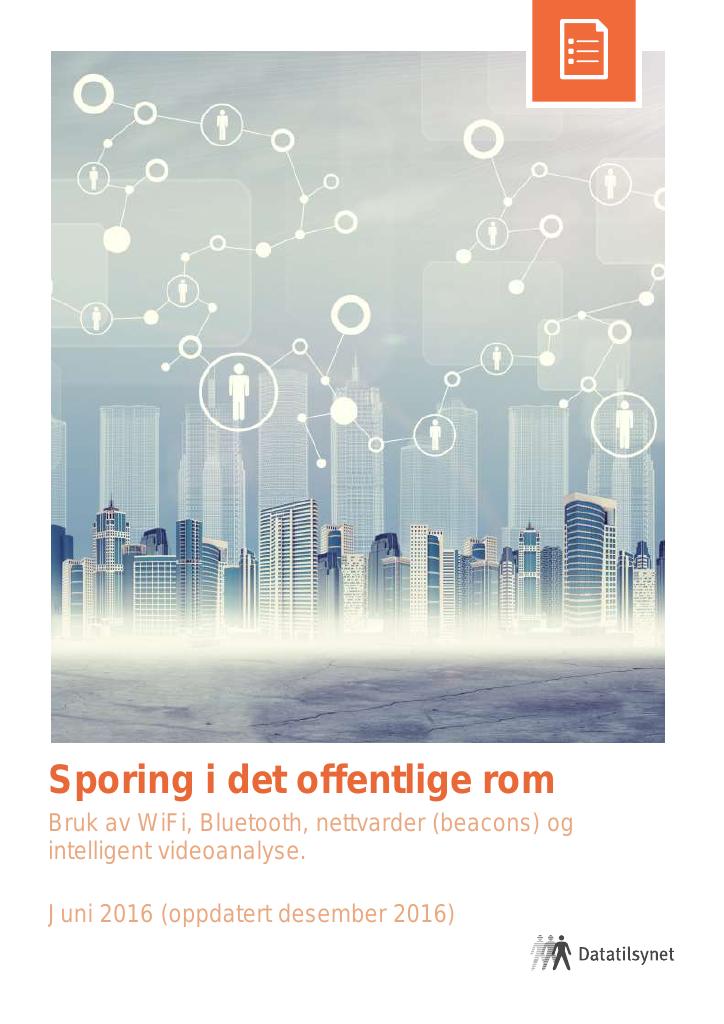 Forsiden av dokumentet Sporing i det offentlige rom