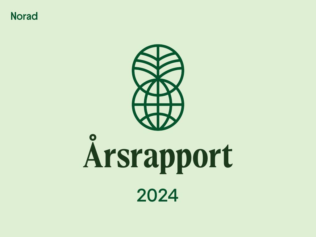 Forsiden av dokumentet Årsrapport Norad 2024