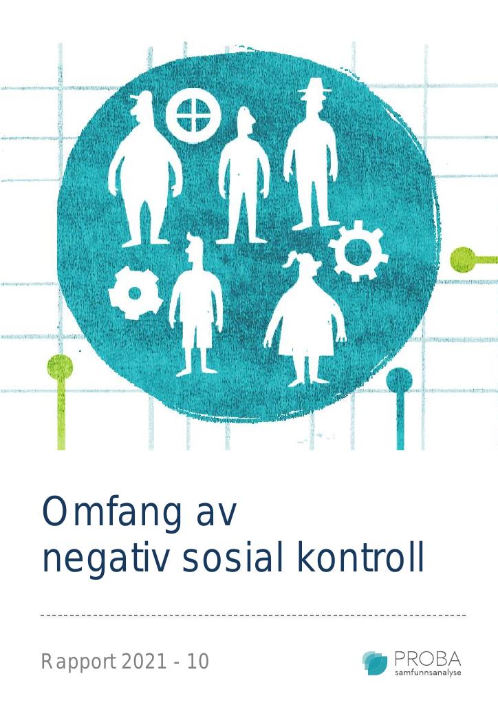 Forsiden av dokumentet Omfang av
negativ sosial kontroll