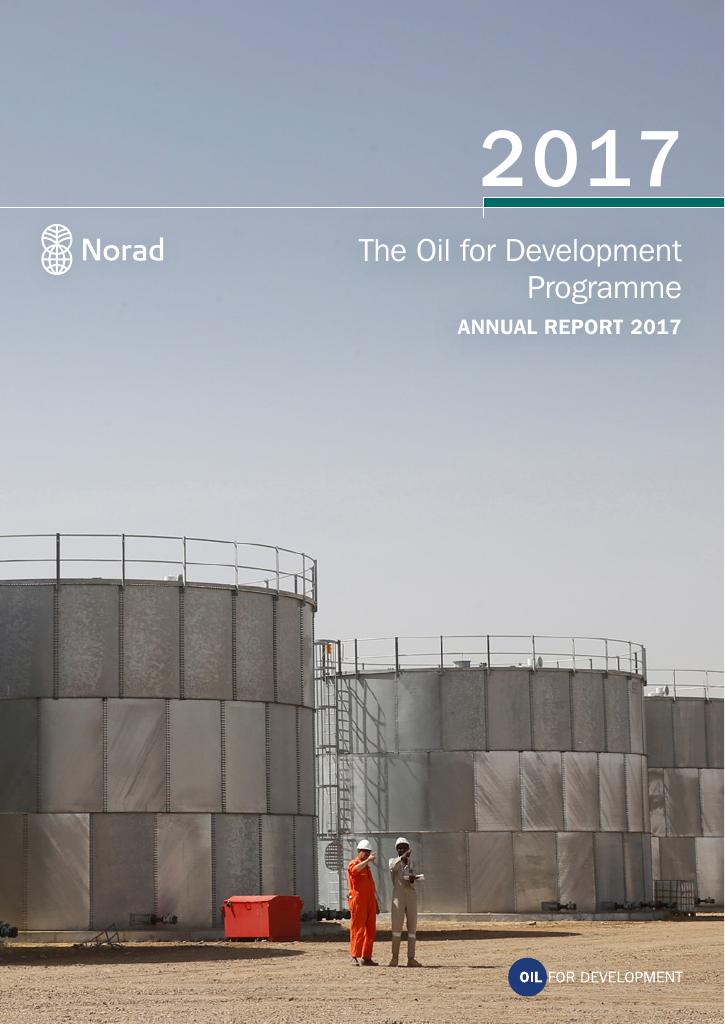 Forsiden av dokumentet Oil for Development - Annual report 2017