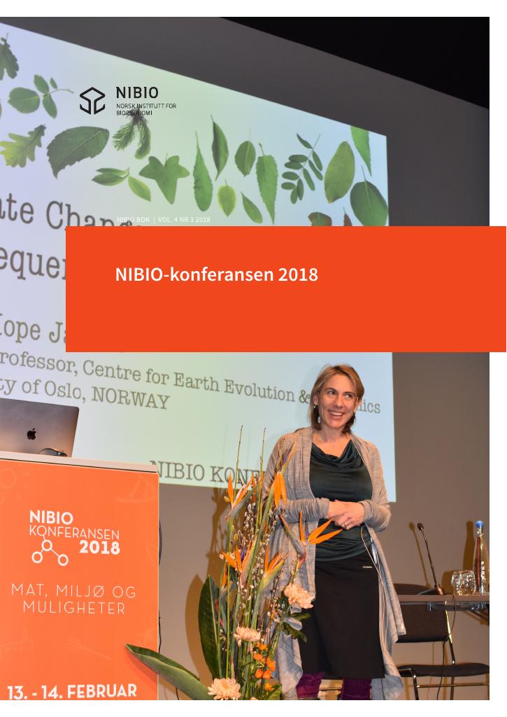 Forsiden av dokumentet NIBIO-konferansen 2018