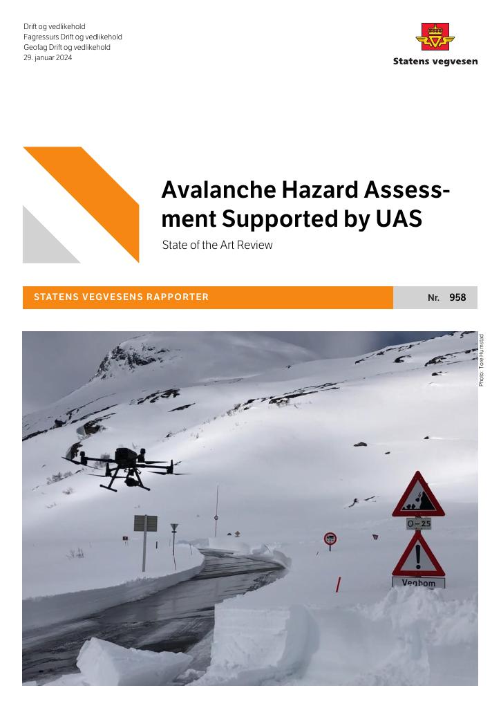 Forsiden av dokumentet Avalanche Hazard Assessment Supported by UAS
