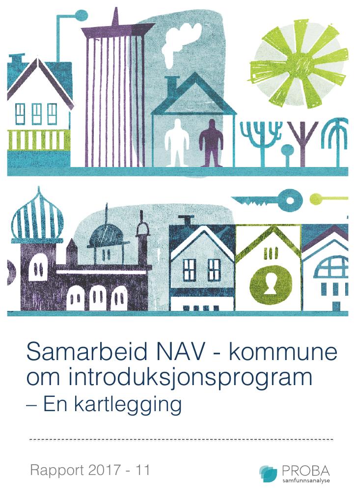 Forsiden av dokumentet Samarbeid NAV-kommune om introduksjonsprogram - En kartlegging