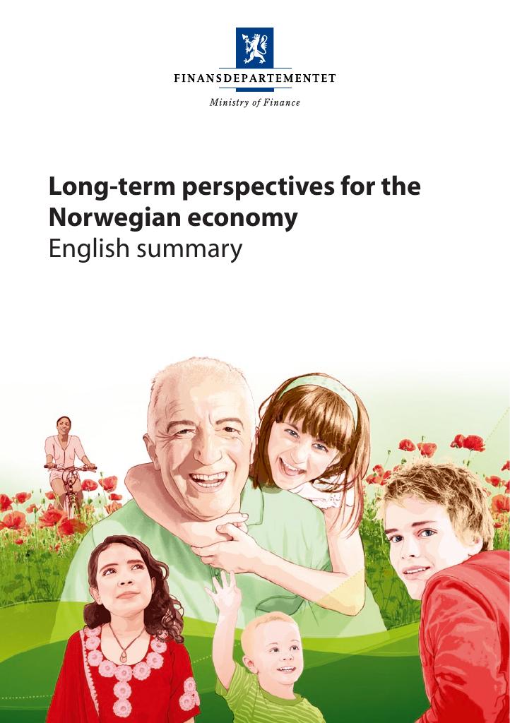 Forsiden av dokumentet Long-term perspectives for the Norwegian economy