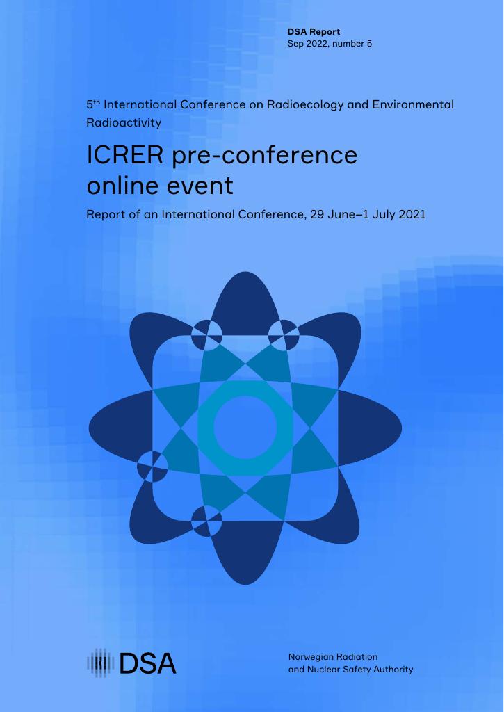 Forsiden av dokumentet 5th International Conference on Radioecology & Environmental Radioactivity: Report on the PreConference Online Event