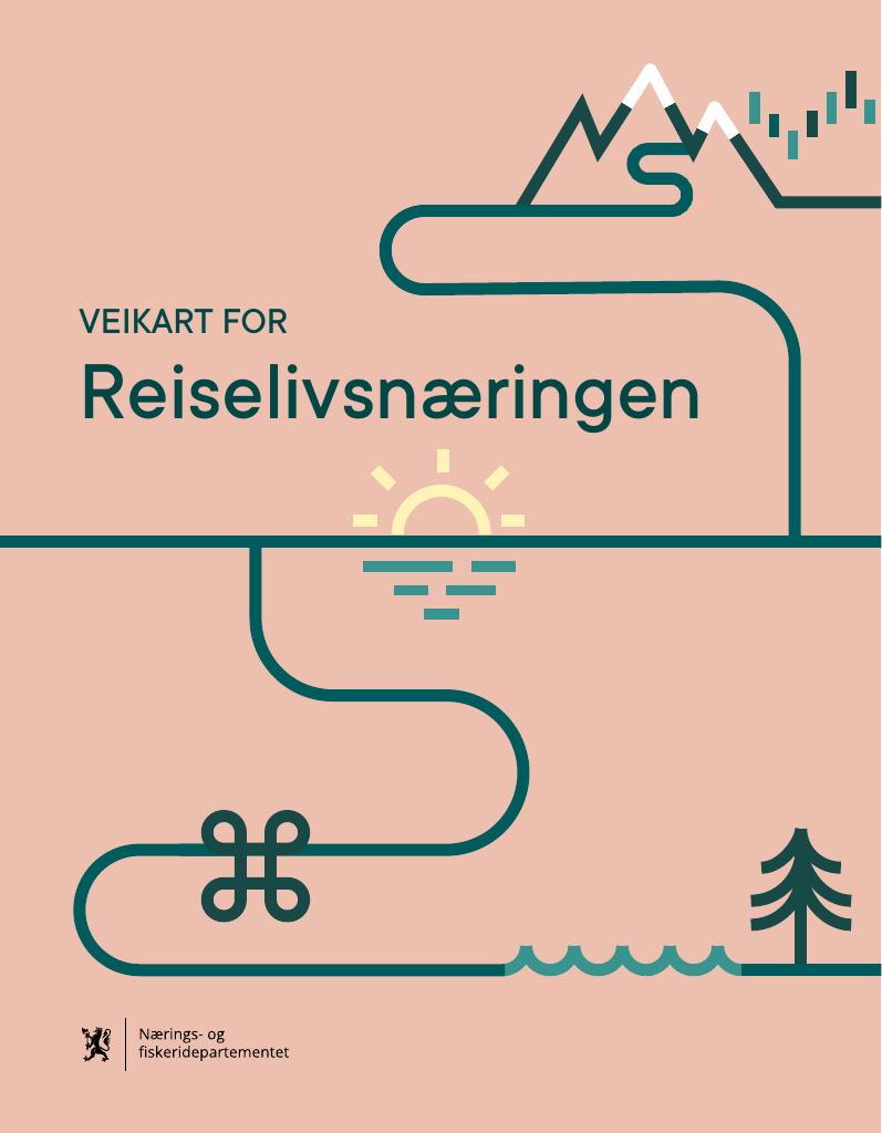 Forsiden av dokumentet Veikart for reiselivsnæringen