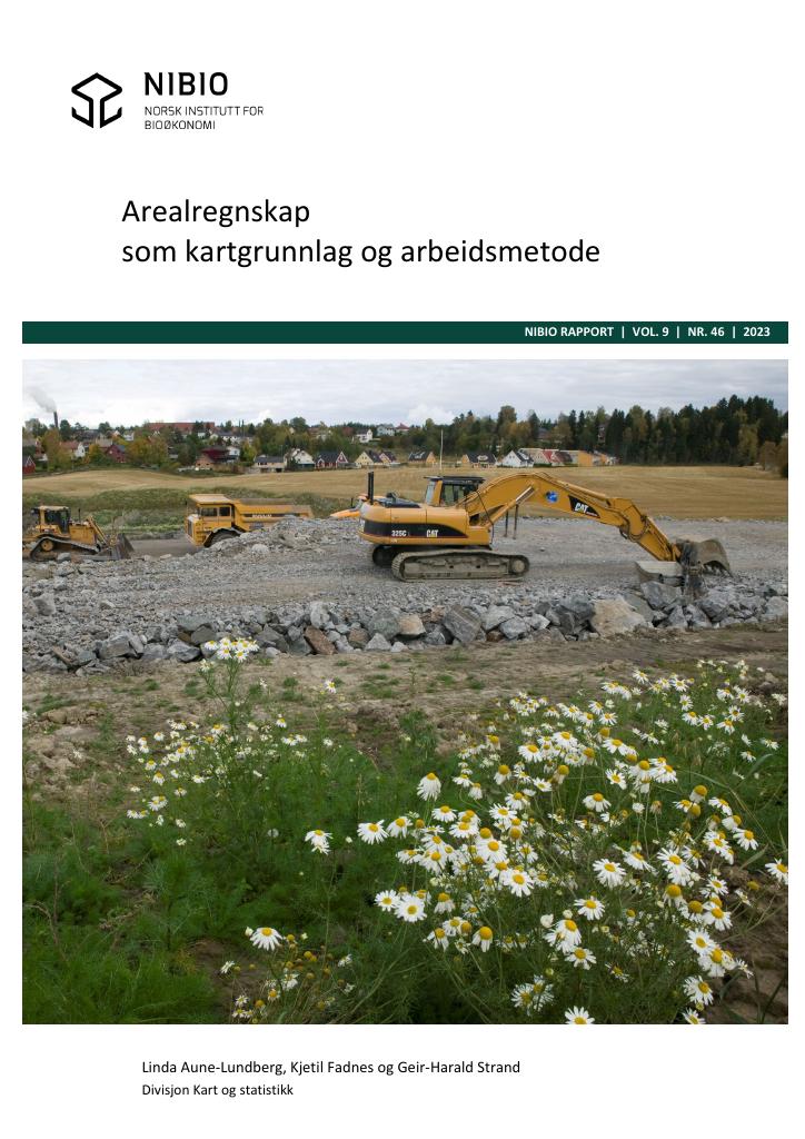 Arealregnskap Som Kartgrunnlag Og Arbeidsmetode - Kudos