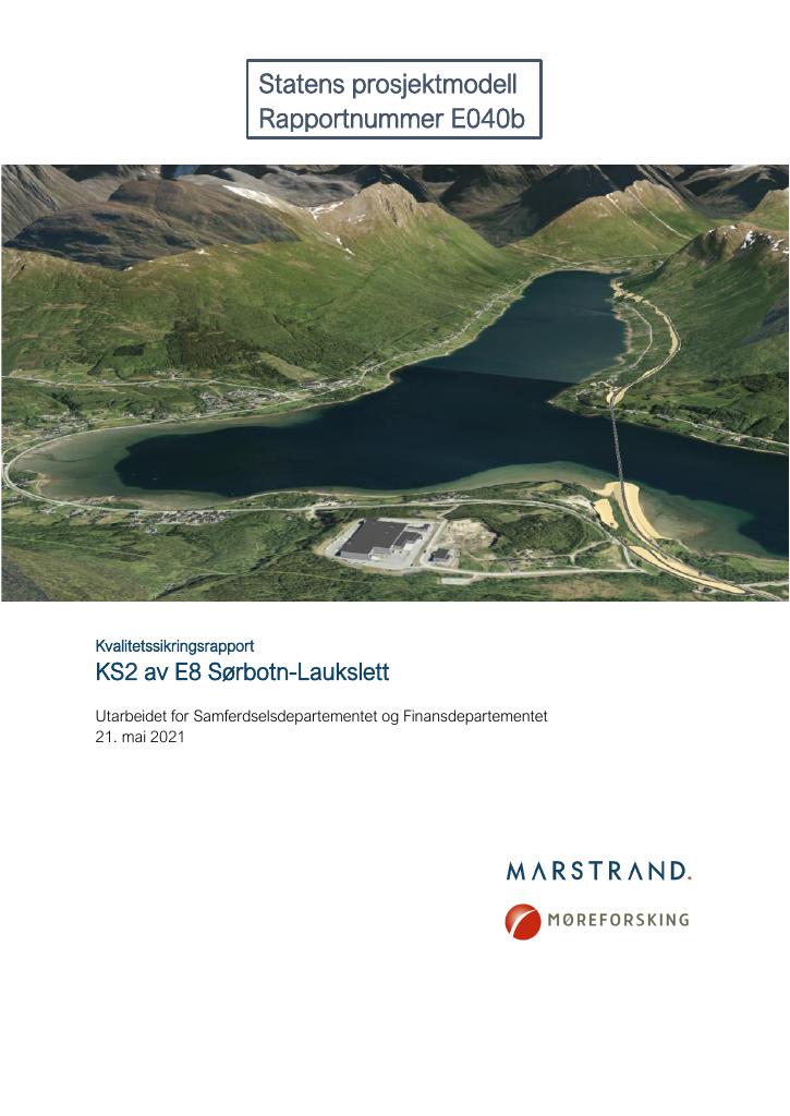 Forsiden av dokumentet E8 Sørbotn-Laukslett