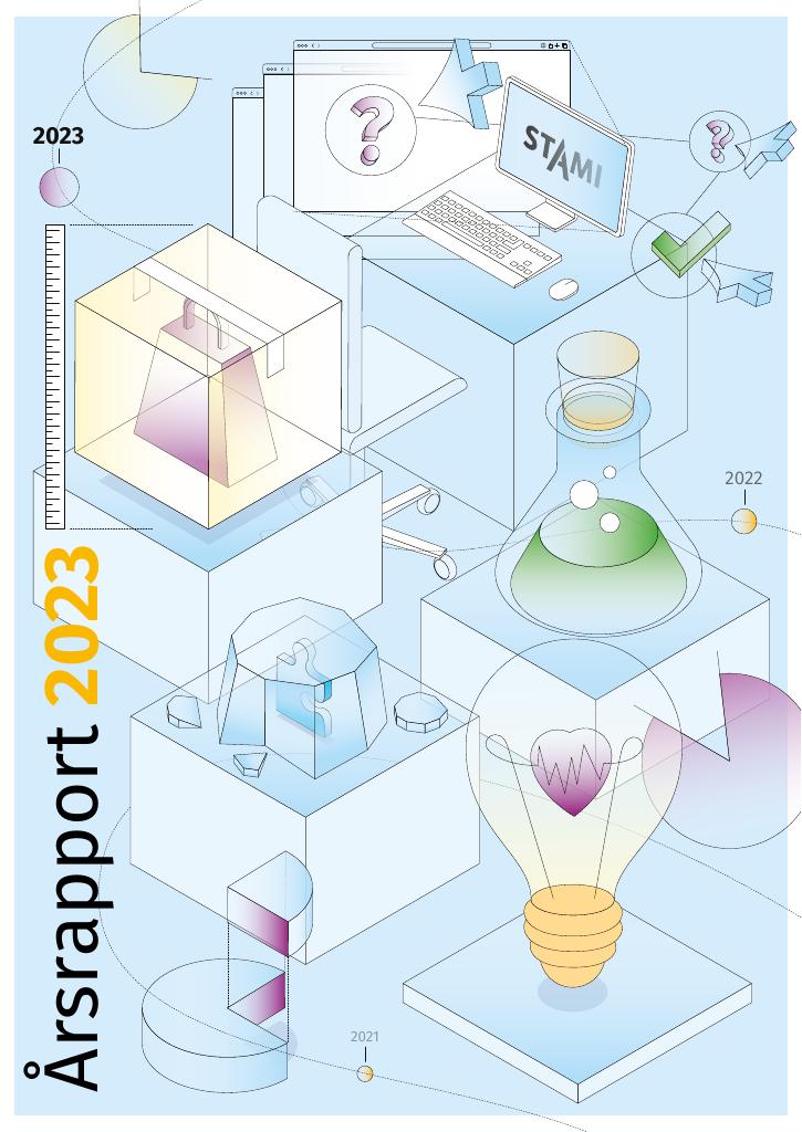 Forsiden av dokumentet Årsrapport STAMI 2023
