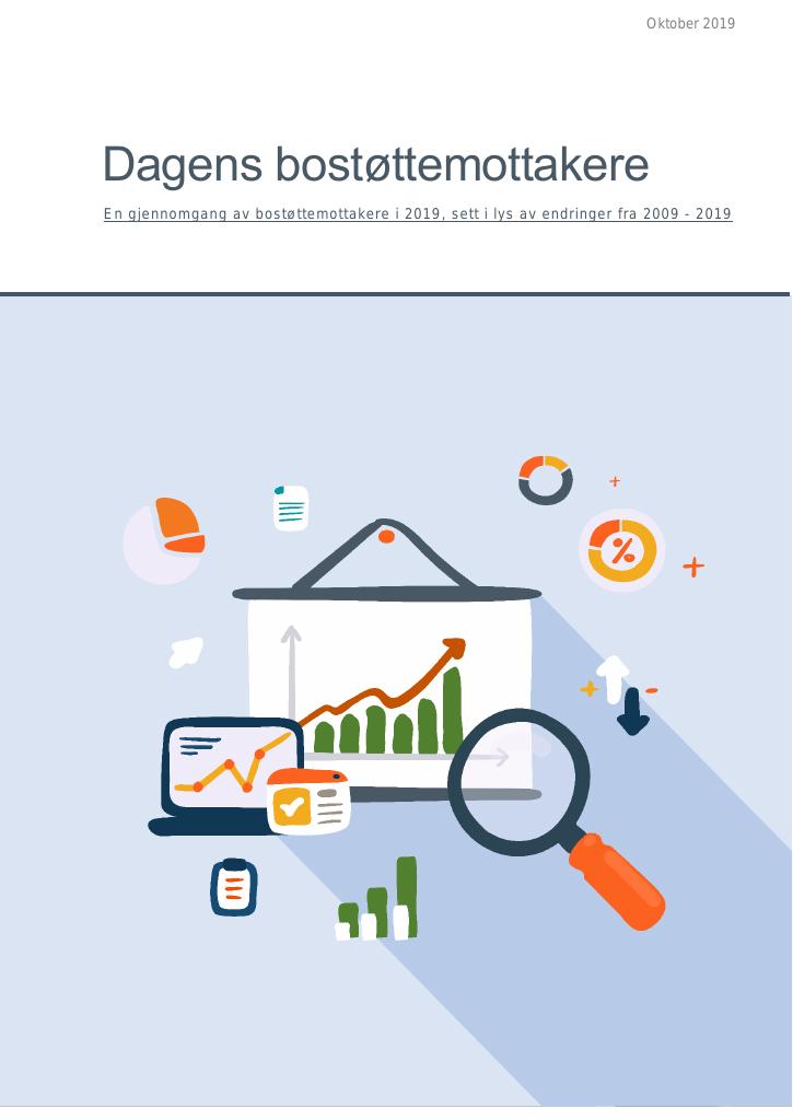 Forsiden av dokumentet Dagens bostøttemottakere