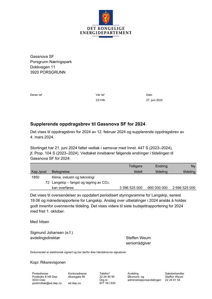 Forsiden av dokumentet Supplerende 2 2024