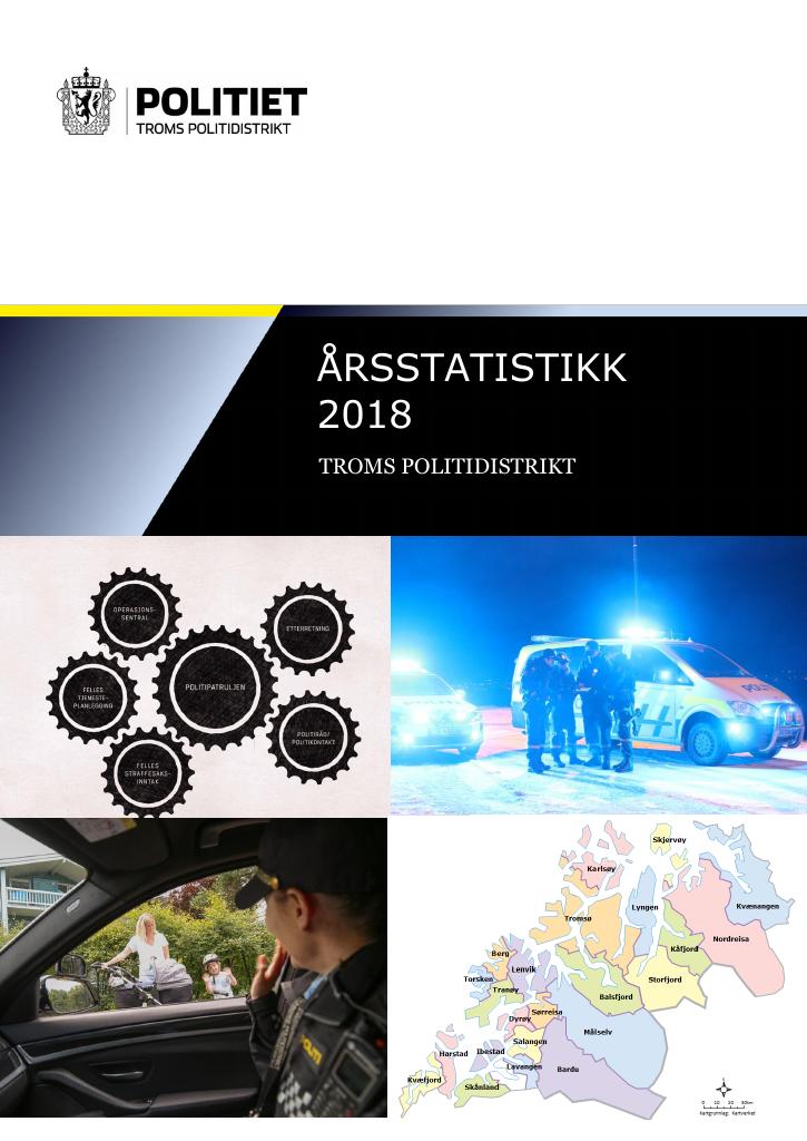 Forsiden av dokumentet Årsstatistikk 2018