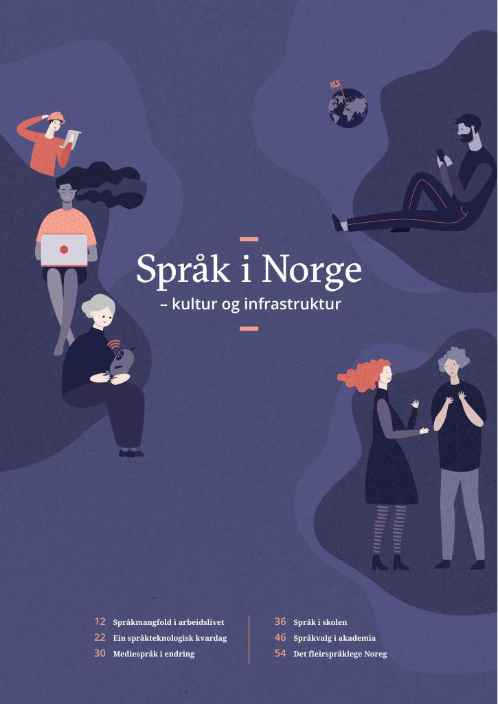 Forsiden av dokumentet Språk i Norge - kultur og infrastruktur