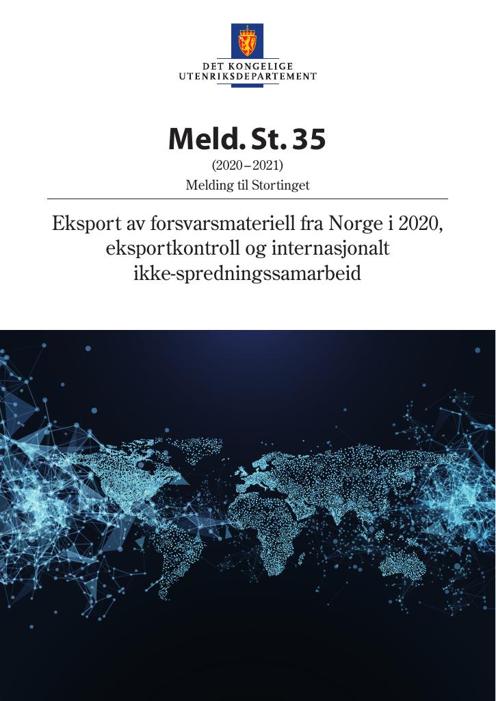 Forsiden av dokumentet Meld. St. 35 (2020–2021)