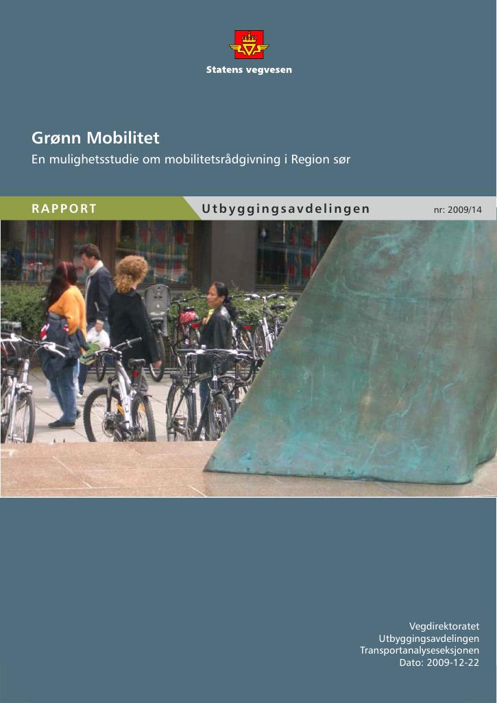 Forsiden av dokumentet Grønn Mobilitet