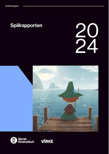 Forsiden av dokumentet Spillrapporten 2024