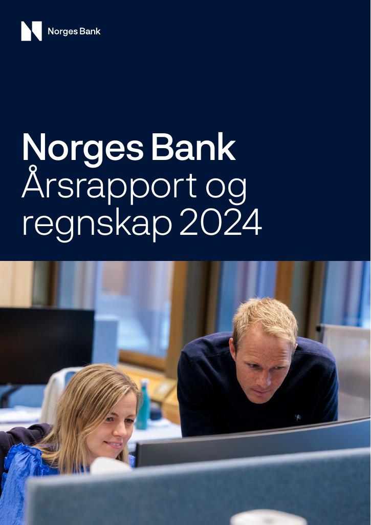 Forsiden av dokumentet Norges Bank Årsrapport og regnskap 2024