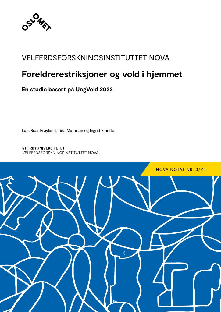 Forsiden av dokumentet Foreldrerestriksjoner og vold i hjemmet