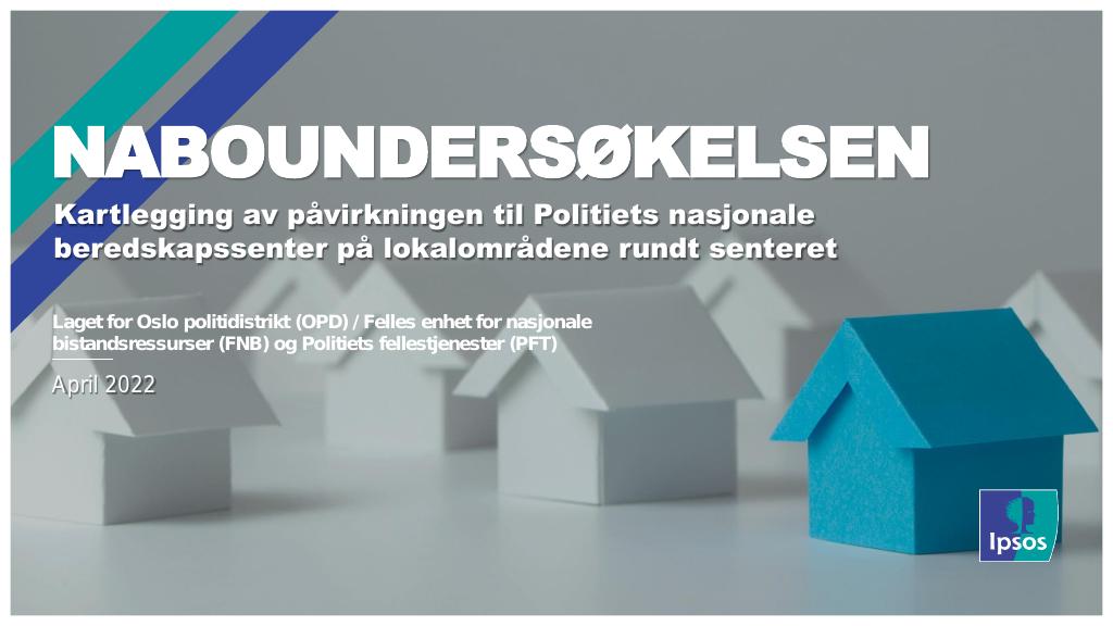 Forsiden av dokumentet NABOUNDERSØKELSEN