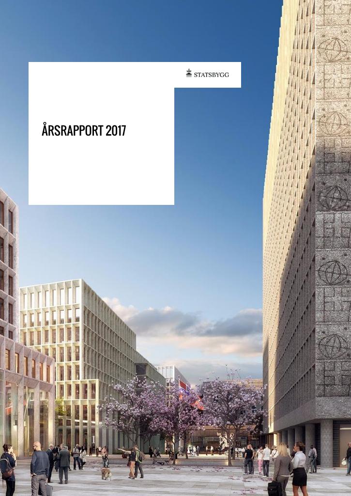 Forsiden av dokumentet Årsrapport Statsbygg 2017