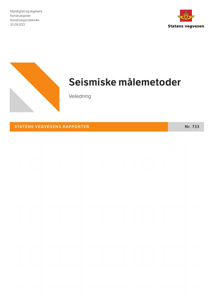 Forsiden av dokumentet Seismiske målemetoder