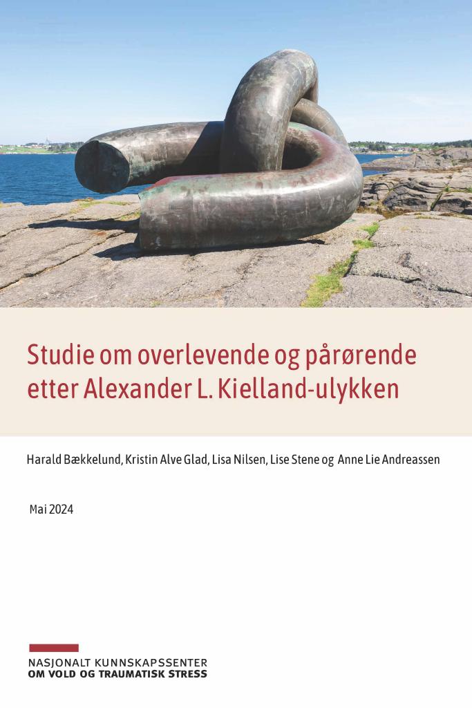 Forsiden av dokumentet Studie om overlevende og pårørende etter Alexander L. Kielland-ulykken