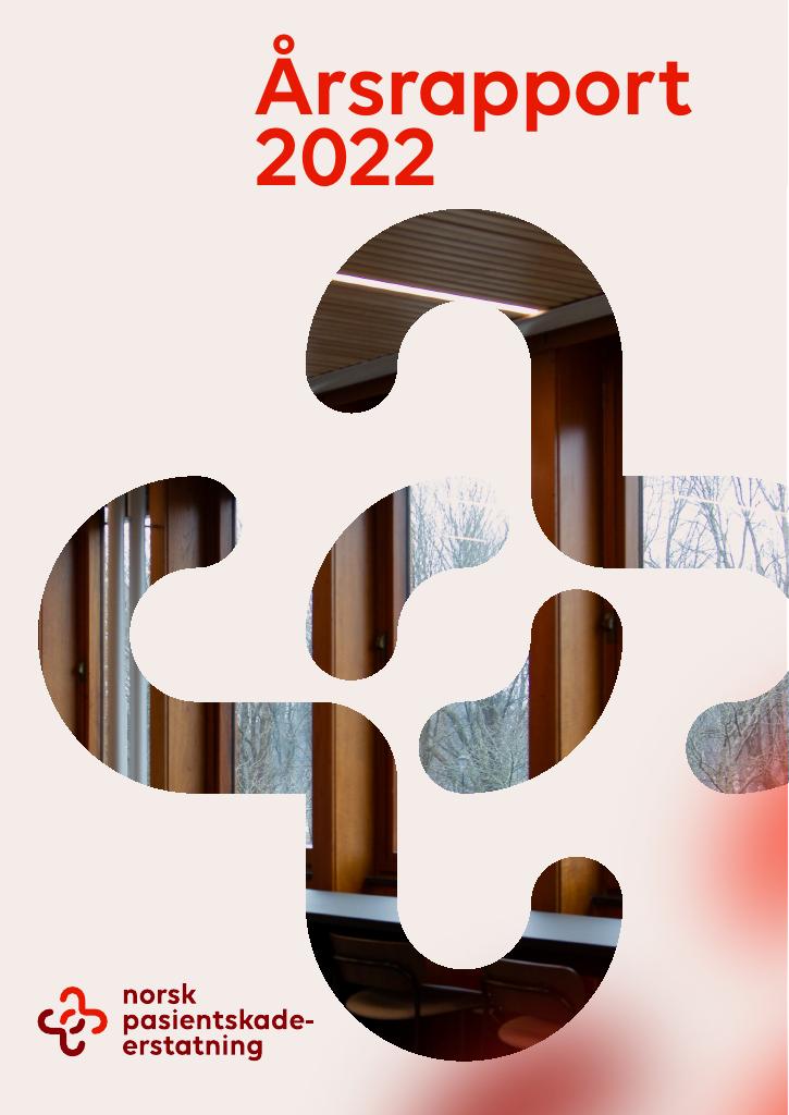 Forsiden av dokumentet Årsrapport Norsk pasientskadeerstatning 2022