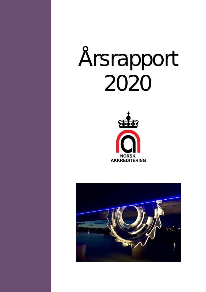 Årsrapport Norsk Akkreditering 2020 - Kudos