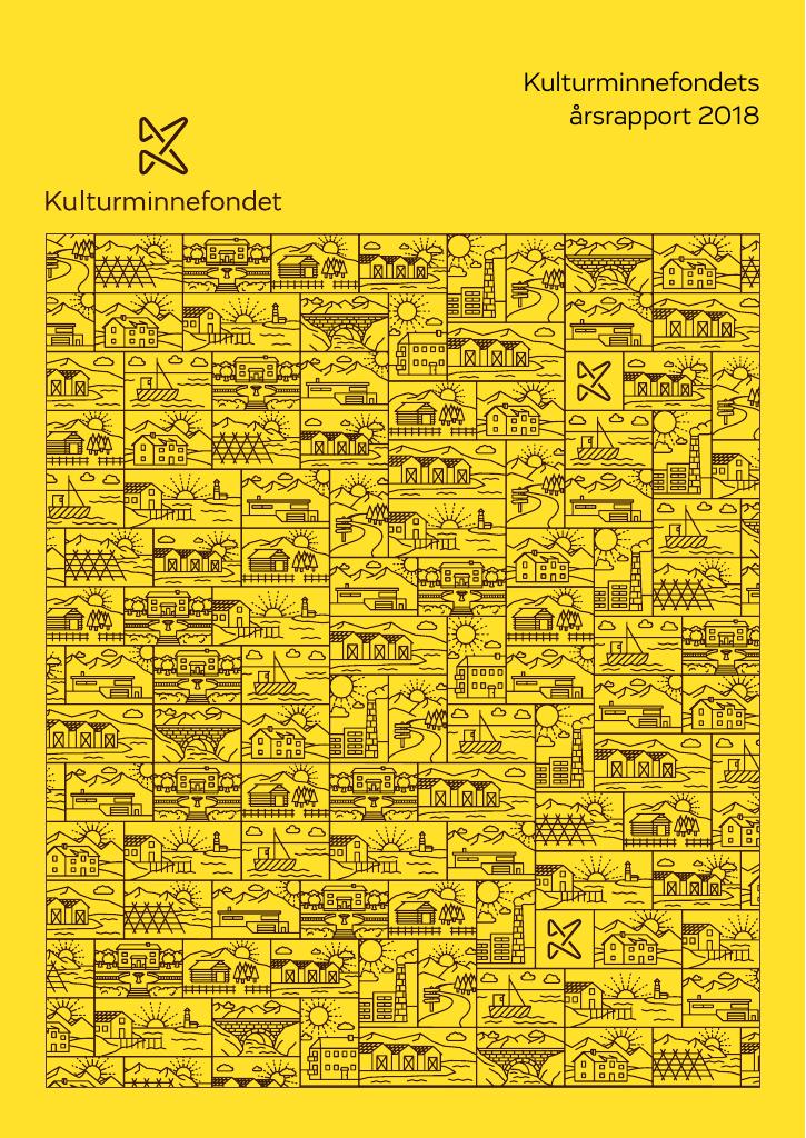 Forsiden av dokumentet Årsrapport Norsk Kulturminnefond 2018