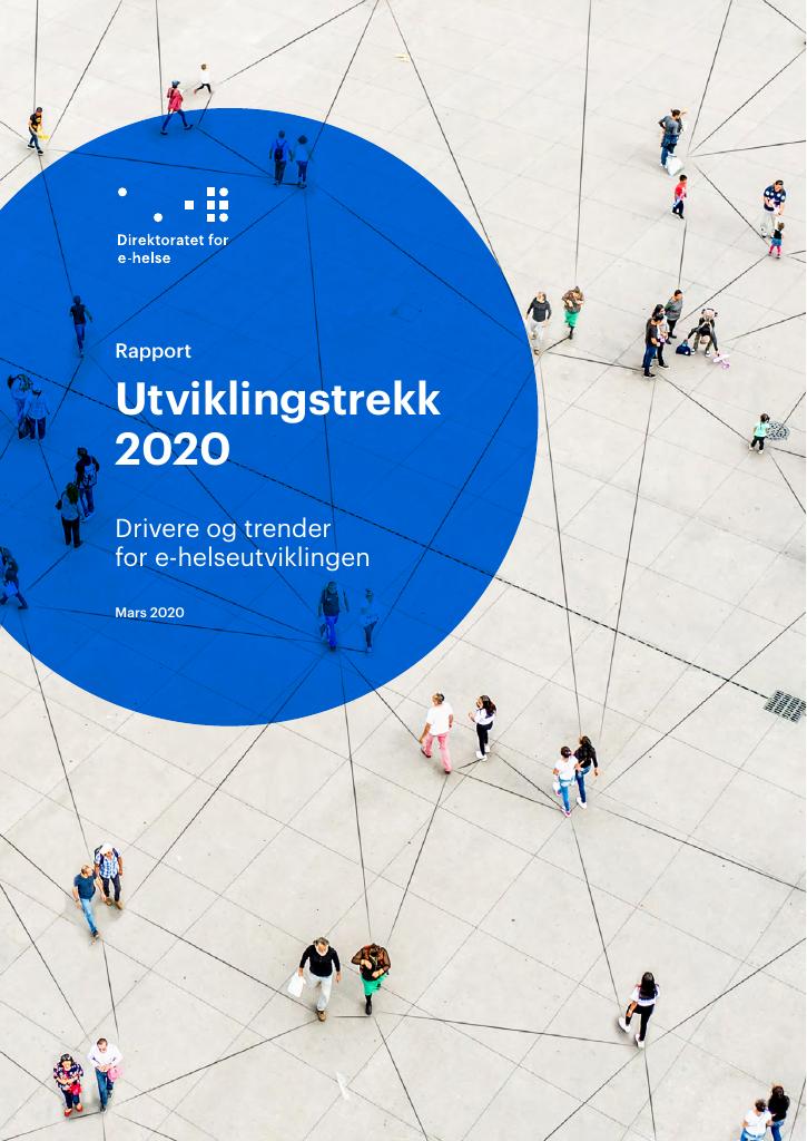 Forsiden av dokumentet Utviklingstrekk 2020