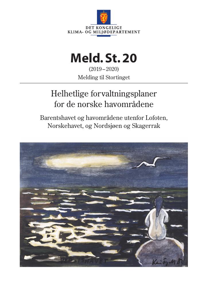 Forsiden av dokumentet Meld. St. 20 (2019–2020)