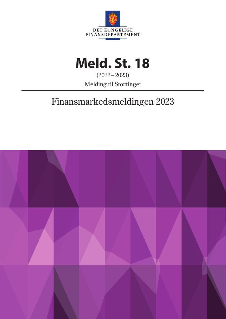 Forsiden av dokumentet Meld. St. 18 (2022–2023)