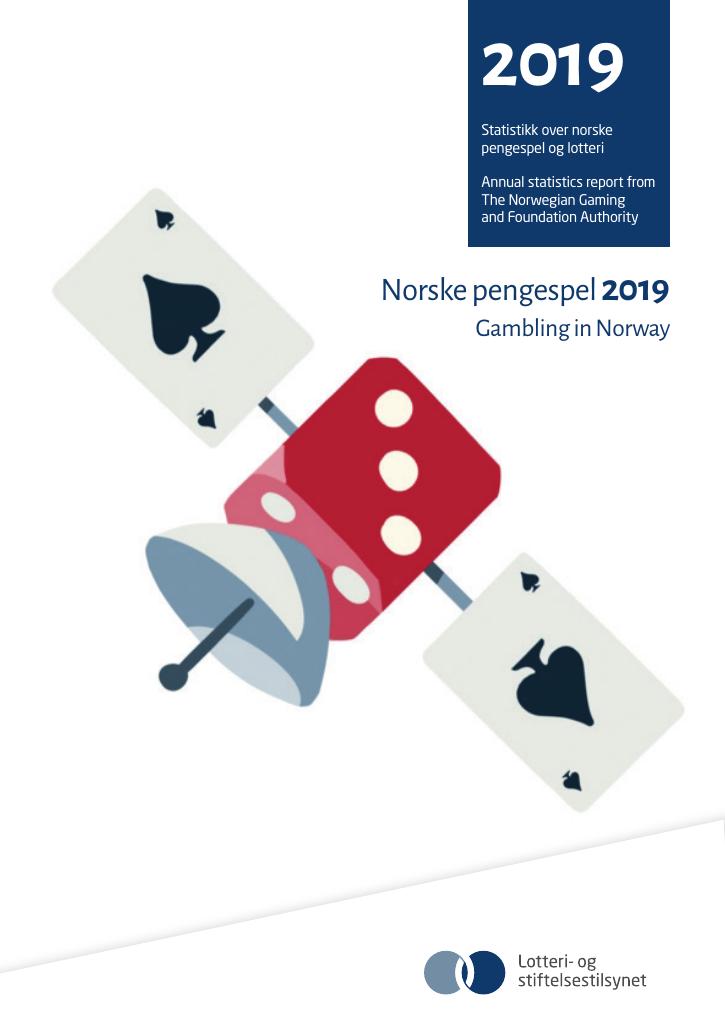 Forsiden av dokumentet Norske pengespel 2019