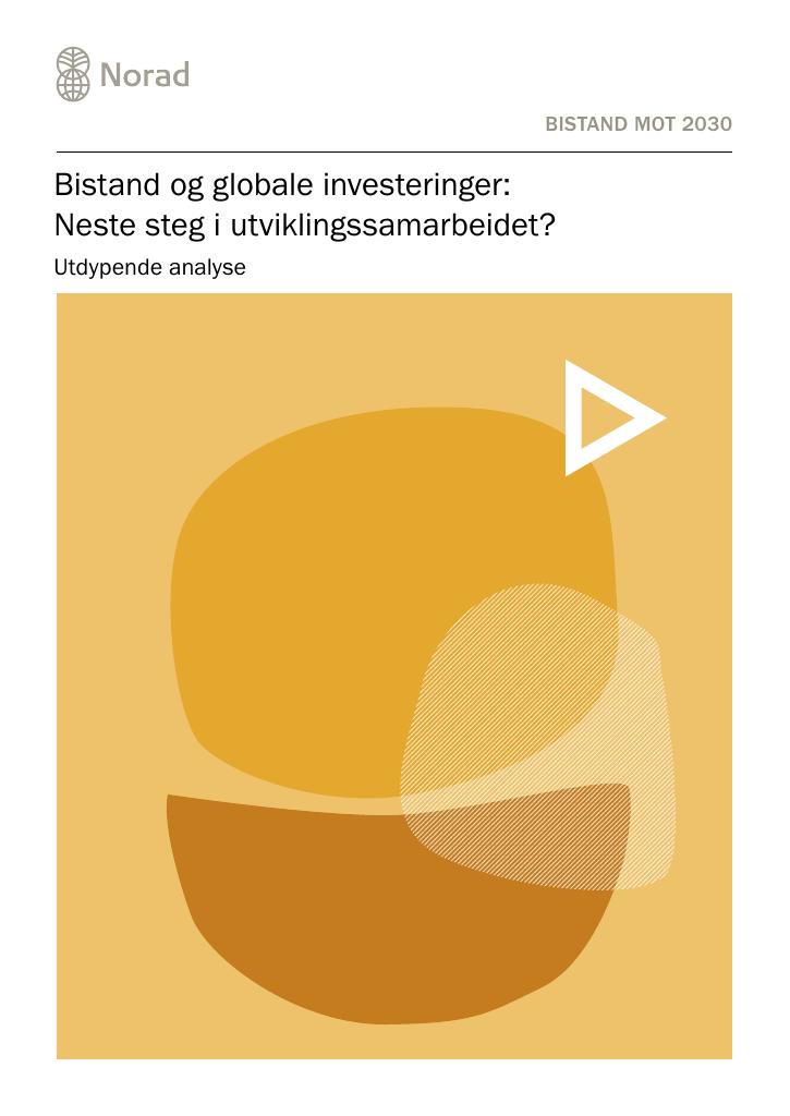 Forsiden av dokumentet Bistand mot 2030