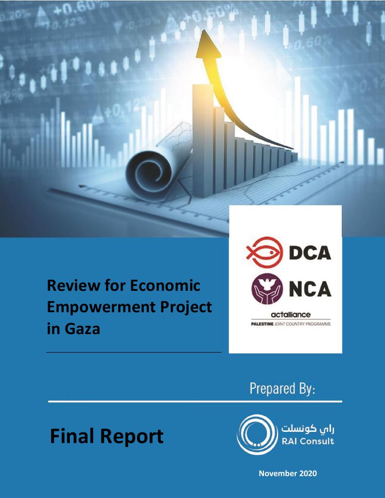 Forsiden av dokumentet Review for Economic Empowerment Project in Gaza