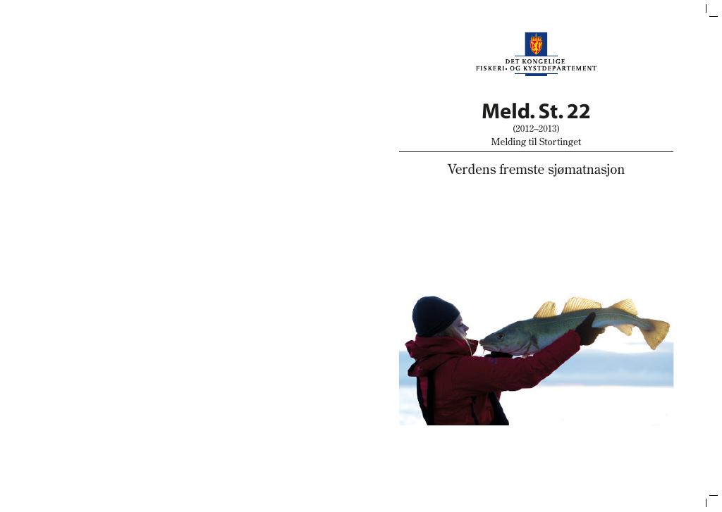 Forsiden av dokumentet Meld. St. 22 (2012–2013)