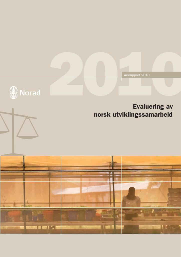 Forsiden av dokumentet Evaluering av norsk utviklingssamarbeid