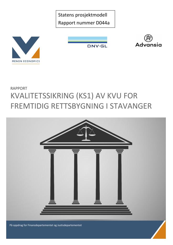 Forsiden av dokumentet Fremtidig rettsbygning i Stavanger