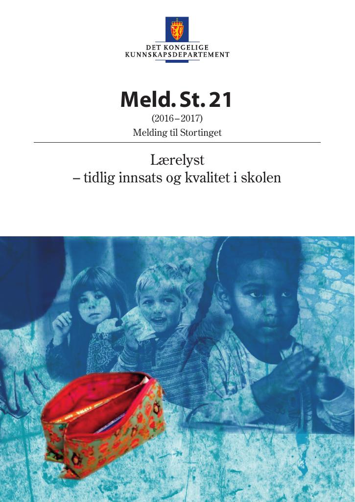 Forsiden av dokumentet Meld. St. 21 (2016–2017)
