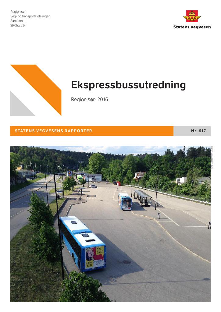 Forsiden av dokumentet Ekspressbussutredning