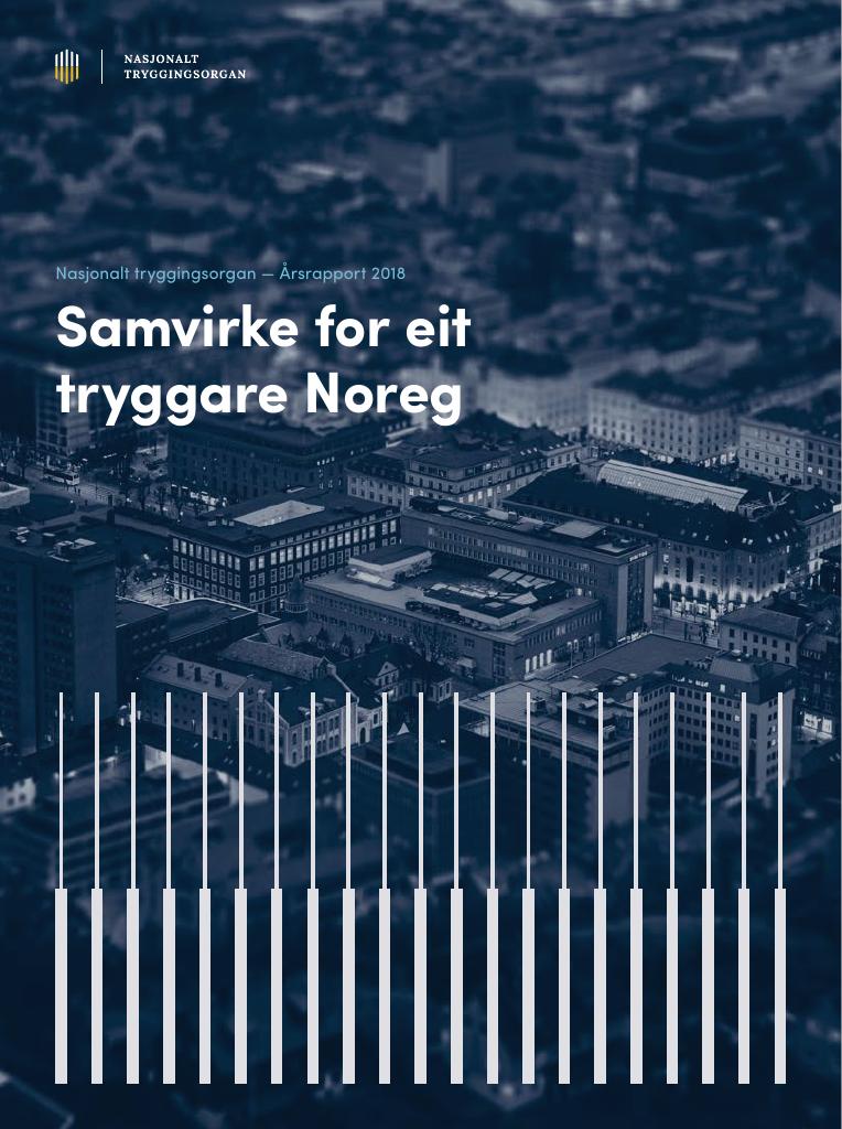 Forsiden av dokumentet Årsrapport Nasjonal sikkerhetsmyndighet 2018