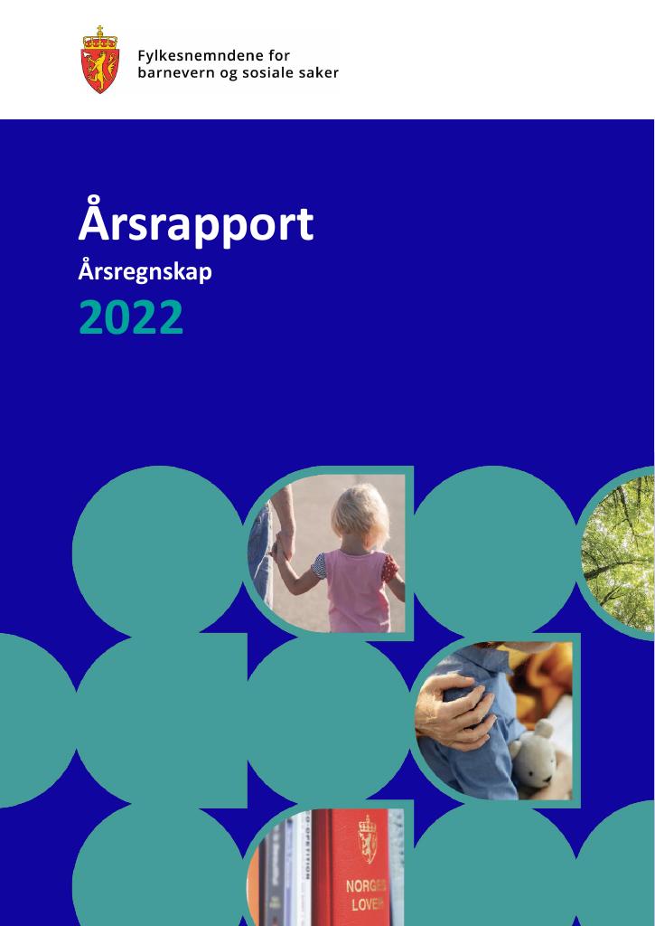 Forsiden av dokumentet Årsrapport Barneverns- og helsenemnda 2022